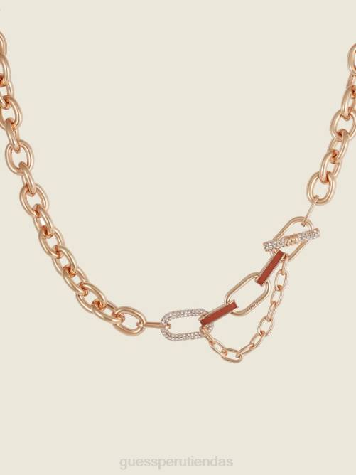 GUESS collar de palanca de collar mujer 0P8X3938 oro rosa accesorio