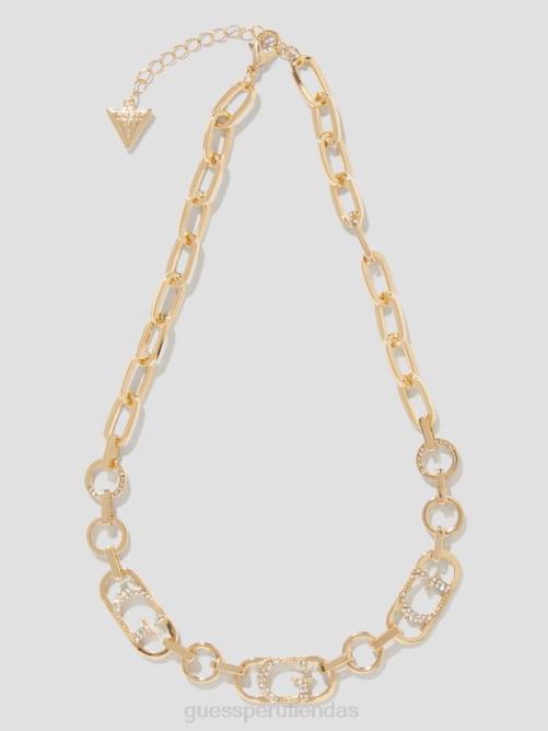 GUESS collar llamativo con logo g mujer 0P8X3826 oro accesorio