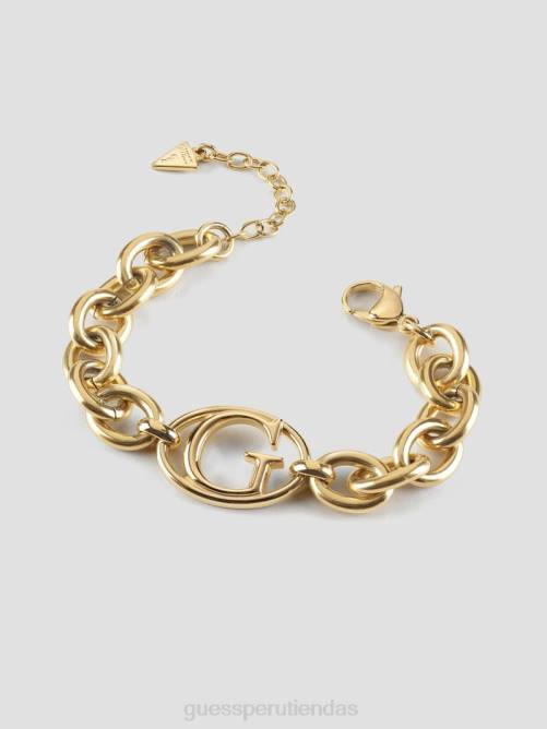 GUESS pulsera con eslabones y logo g mujer 0P8X3825 oro accesorio