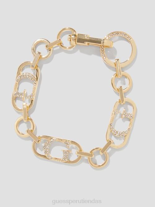GUESS pulsera con eslabones y logo g mujer 0P8X3873 oro accesorio