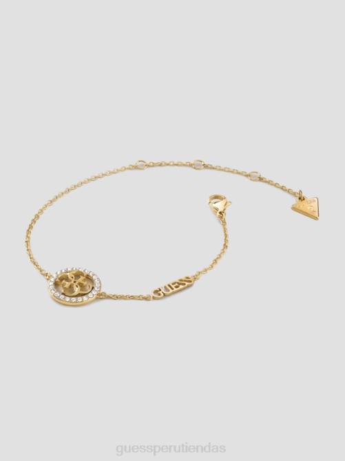 GUESS pulsera con moneda cz quattro g mujer 0P8X3854 oro accesorio