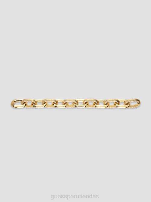 GUESS pulsera de cadena texturizada mujer 0P8X3925 oro accesorio