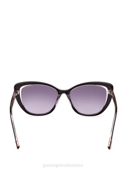 GUESS Gafas de sol tipo ojo de gato para concienciar sobre el cáncer de mama mujer 0P8X3678 plata accesorio