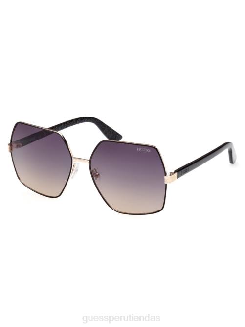 GUESS gafas de sol aurora con ribete extragrande mujer 0P8X3680 05b (negro) accesorio
