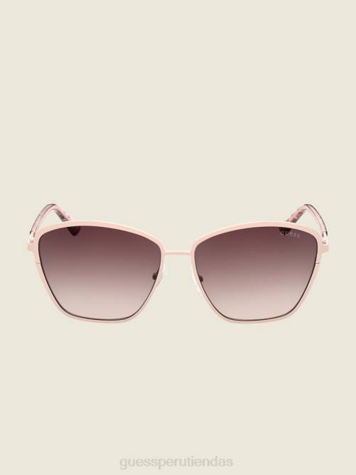 GUESS gafas de sol cat-eye de metal extragrandes mujer 0P8X3689 desnudo accesorio