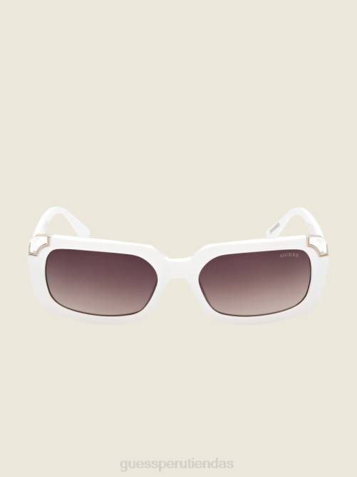 GUESS gafas de sol con logo cuadrado mujer 0P8X3685 blanco accesorio