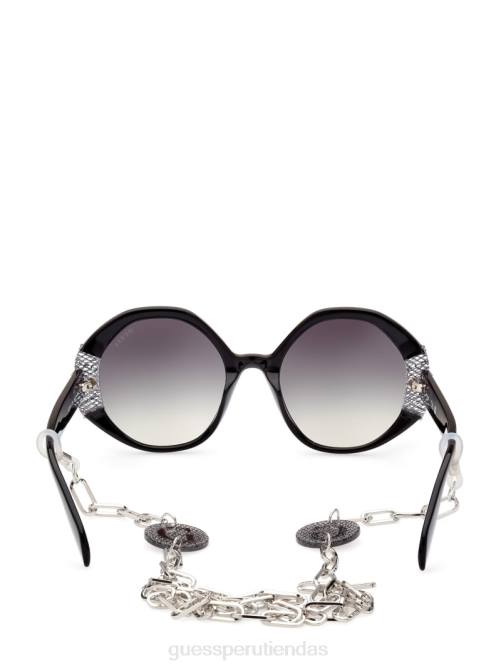 GUESS gafas de sol con montura geométrica metalizada mujer 0P8X3670 plata accesorio