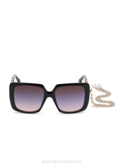GUESS gafas de sol cuadradas con borlas mujer 0P8X3705 negro accesorio