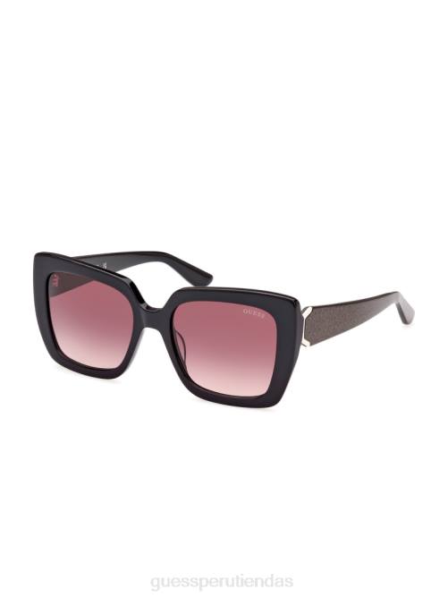 GUESS gafas de sol cuadradas con logo estampado mujer 0P8X3679 negro accesorio