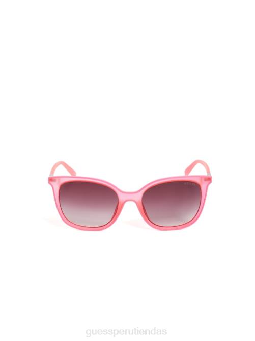 GUESS gafas de sol cuadradas con ribetes de neón mariel mujer 0P8X3724 rosa accesorio
