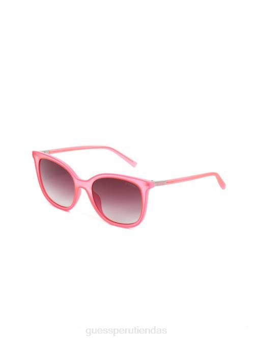 GUESS gafas de sol cuadradas con ribetes de neón mariel mujer 0P8X3724 rosa accesorio