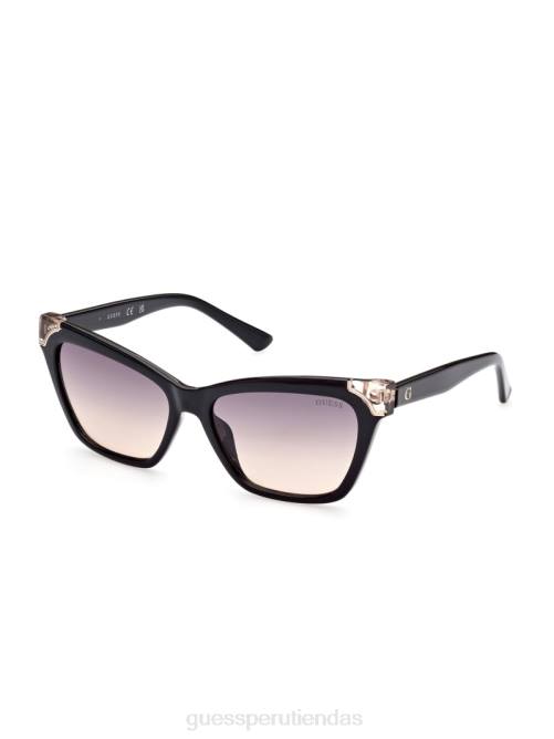 GUESS gafas de sol cuadradas de plástico en carey mujer 0P8X3720 plata accesorio