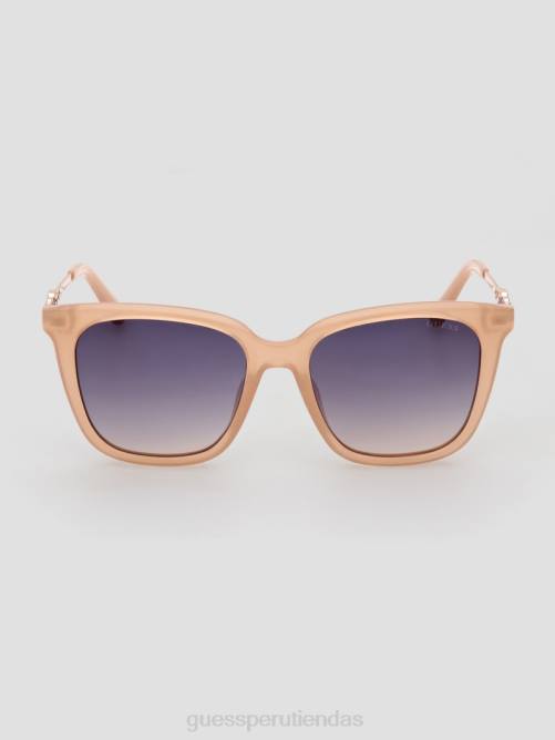 GUESS gafas de sol cuadradas de plástico g mujer 0P8X3650 rubor accesorio