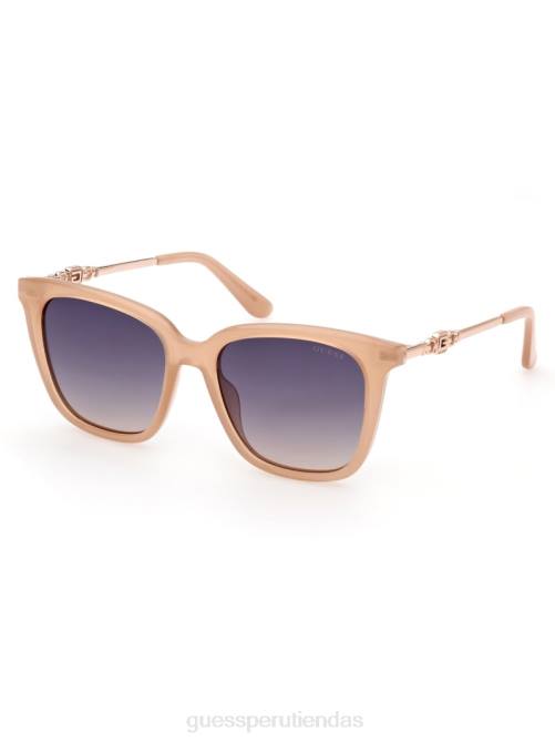 GUESS gafas de sol cuadradas de plástico g mujer 0P8X3650 rubor accesorio