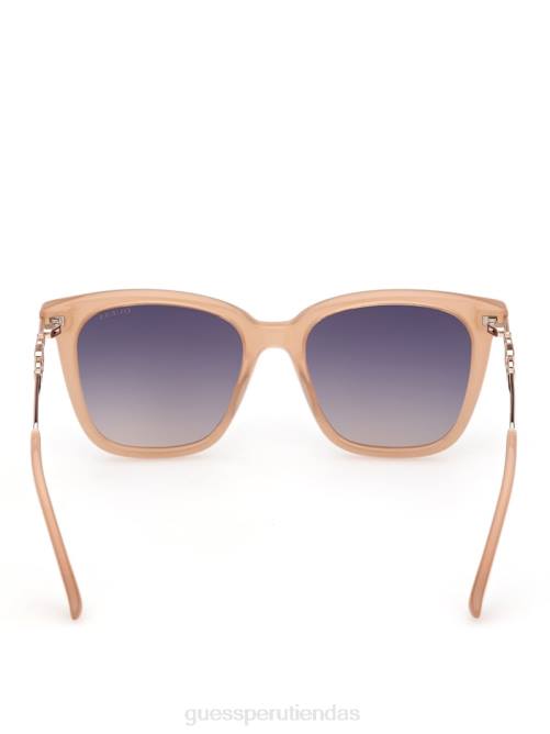 GUESS gafas de sol cuadradas de plástico g mujer 0P8X3650 rubor accesorio