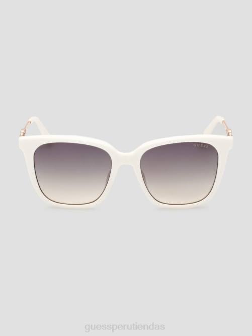 GUESS gafas de sol cuadradas de plástico g mujer 0P8X3660 blanco accesorio