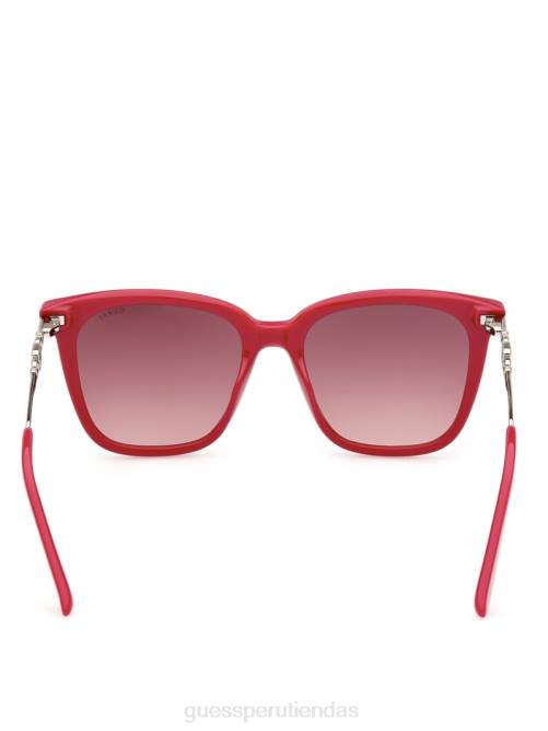 GUESS gafas de sol cuadradas de plástico g mujer 0P8X3664 rosa accesorio