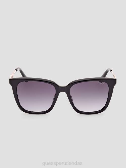 GUESS gafas de sol cuadradas de plástico g mujer 0P8X3726 plata accesorio