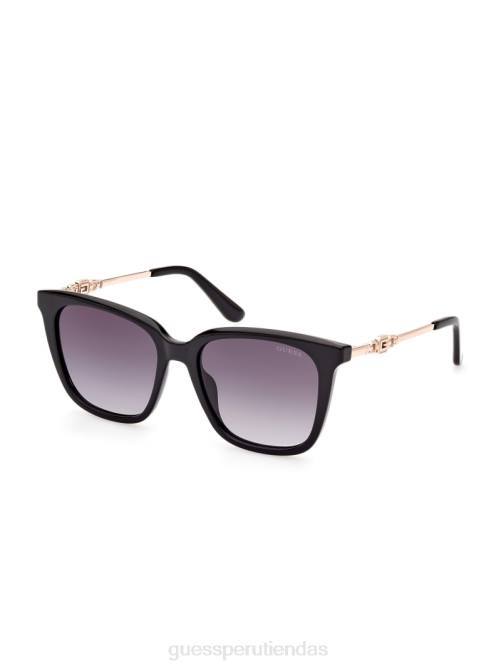 GUESS gafas de sol cuadradas de plástico g mujer 0P8X3726 plata accesorio