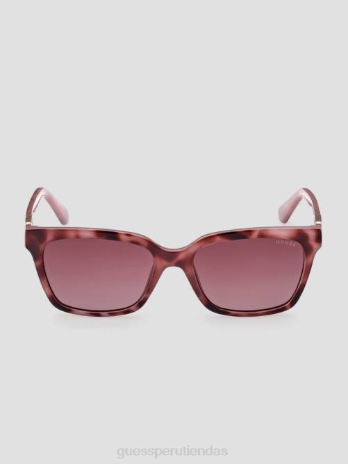 GUESS gafas de sol cuadradas de plástico mujer 0P8X3675 púrpura accesorio