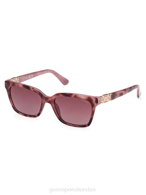GUESS gafas de sol cuadradas de plástico mujer 0P8X3675 púrpura accesorio