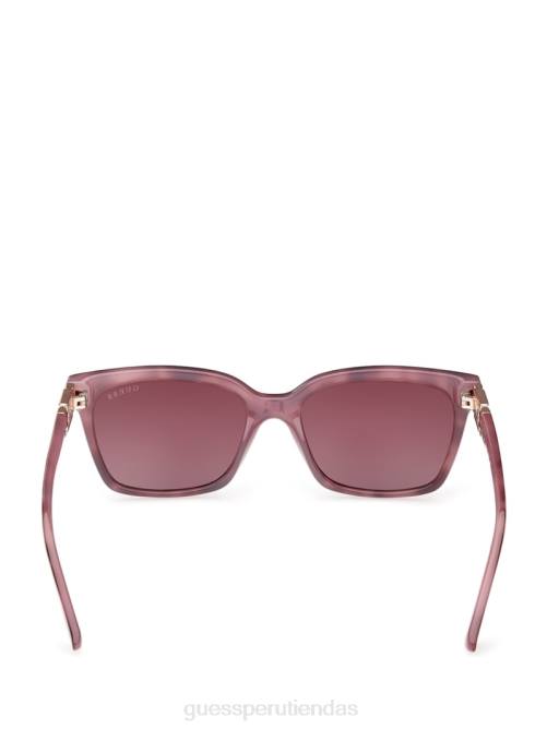 GUESS gafas de sol cuadradas de plástico mujer 0P8X3675 púrpura accesorio