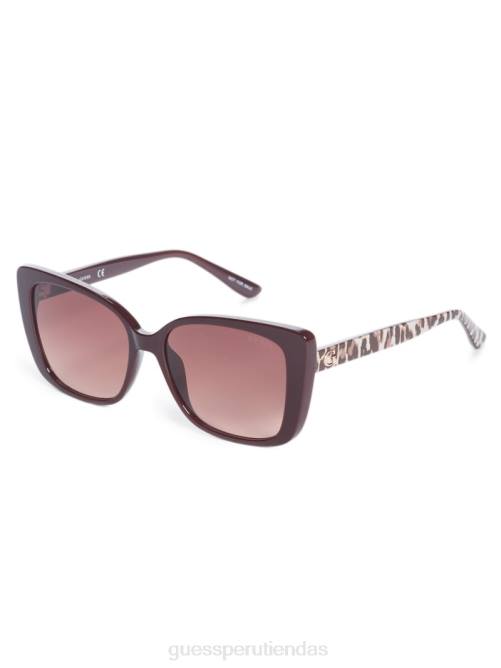 GUESS gafas de sol cuadradas escarlata mujer 0P8X3735 69f burdeos accesorio