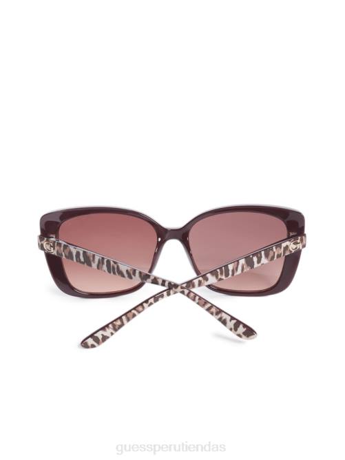 GUESS gafas de sol cuadradas escarlata mujer 0P8X3735 69f burdeos accesorio
