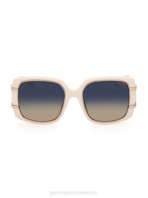 GUESS gafas de sol cuadradas extragrandes mujer 0P8X3714 blanco accesorio