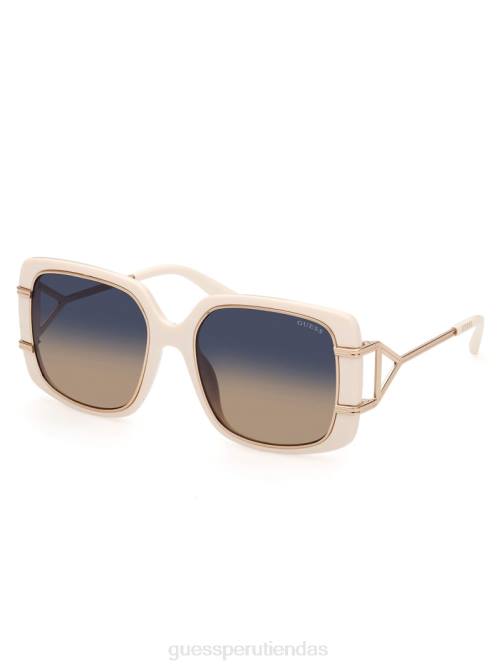 GUESS gafas de sol cuadradas extragrandes mujer 0P8X3714 blanco accesorio