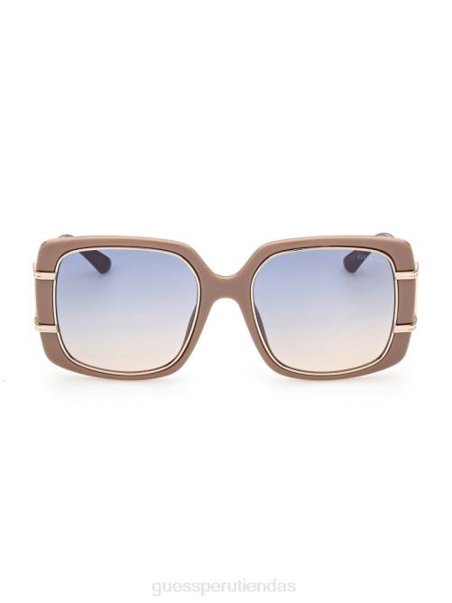 GUESS gafas de sol cuadradas extragrandes mujer 0P8X3764 desnudo accesorio