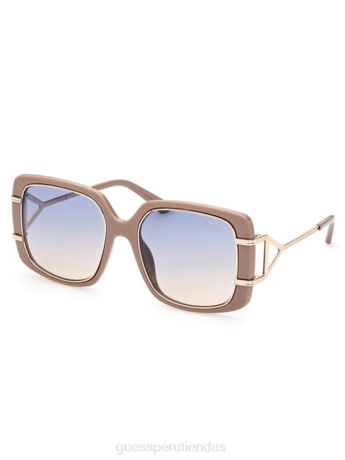 GUESS gafas de sol cuadradas extragrandes mujer 0P8X3764 desnudo accesorio