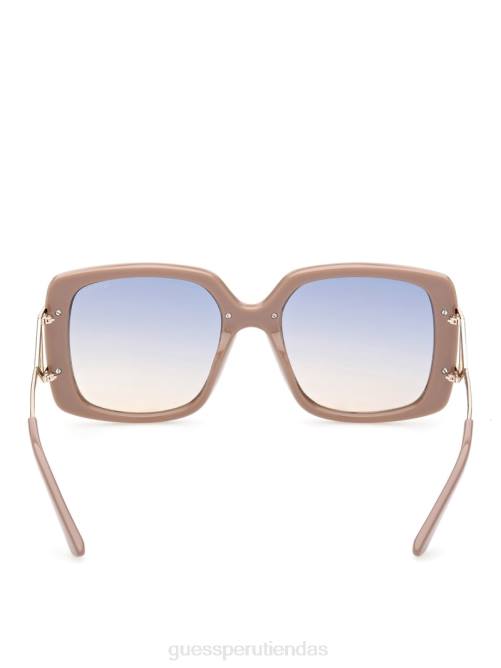 GUESS gafas de sol cuadradas extragrandes mujer 0P8X3764 desnudo accesorio