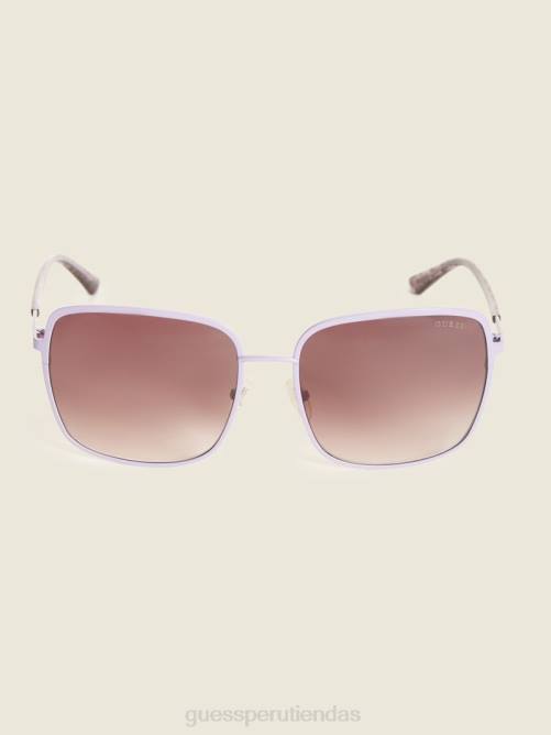 GUESS gafas de sol cuadradas oversize de metal mujer 0P8X3688 púrpura accesorio