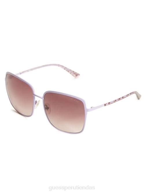 GUESS gafas de sol cuadradas oversize de metal mujer 0P8X3688 púrpura accesorio