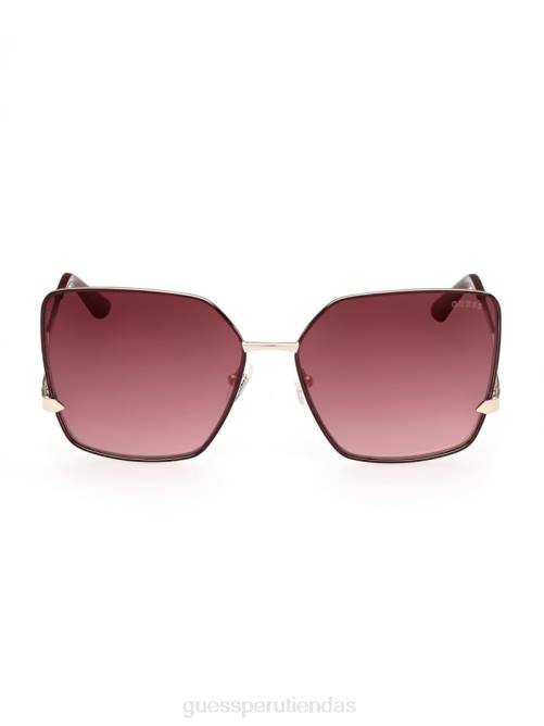 GUESS gafas de sol cuadradas oversize en zigzag mujer 0P8X3766 oro accesorio