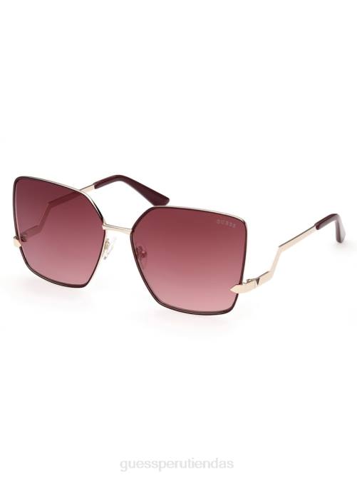 GUESS gafas de sol cuadradas oversize en zigzag mujer 0P8X3766 oro accesorio