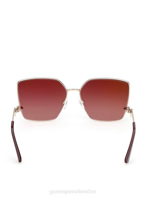 GUESS gafas de sol cuadradas oversize en zigzag mujer 0P8X3766 oro accesorio