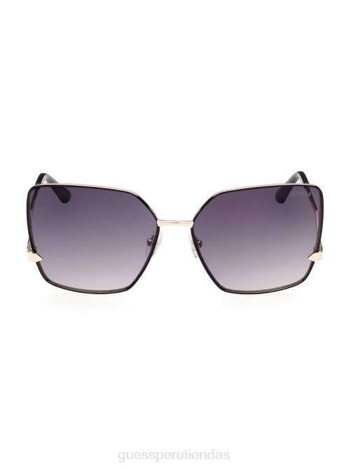 GUESS gafas de sol cuadradas oversize en zigzag mujer 0P8X3771 05b (negro) accesorio