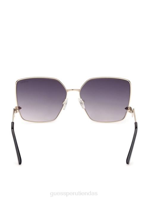GUESS gafas de sol cuadradas oversize en zigzag mujer 0P8X3771 05b (negro) accesorio