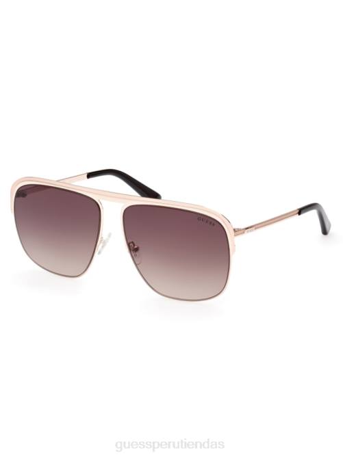 GUESS gafas de sol de aviador de metal mujer 0P8X3709 tortuga accesorio