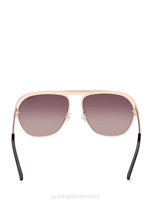 GUESS gafas de sol de aviador de metal mujer 0P8X3709 tortuga accesorio