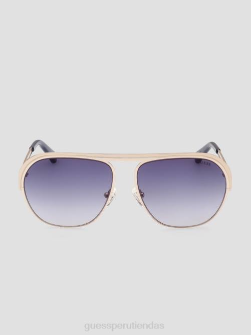 GUESS gafas de sol de aviador de metal mujer 0P8X3722 verde accesorio