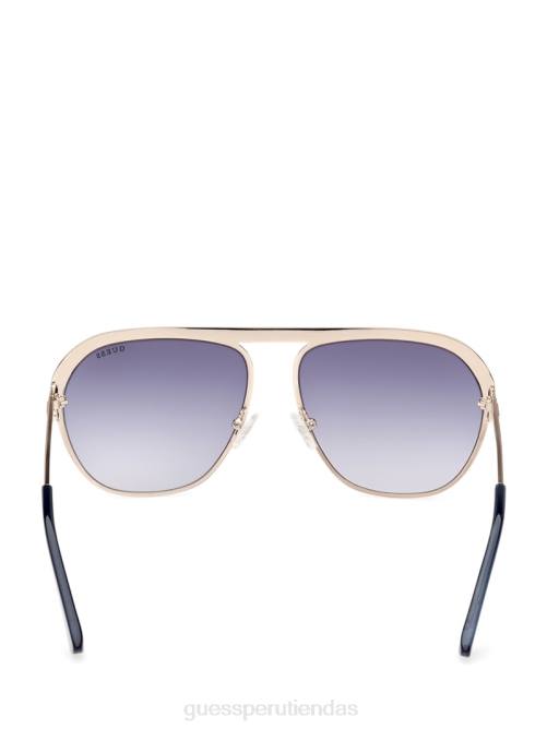 GUESS gafas de sol de aviador de metal mujer 0P8X3722 verde accesorio
