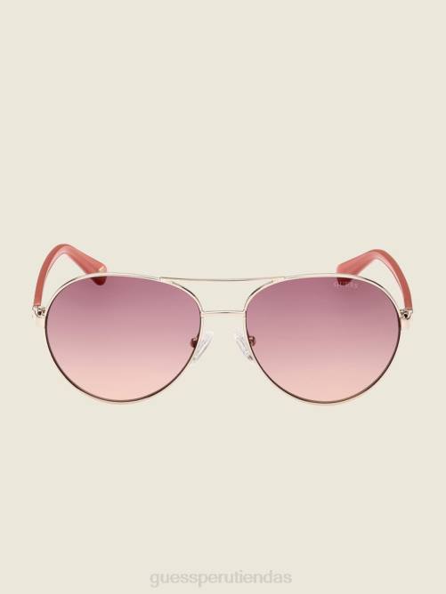 GUESS gafas de sol de aviador mujer 0P8X3703 oro accesorio