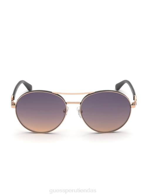 GUESS gafas de sol de aviador sally mujer 0P8X3710 lavado de masa accesorio