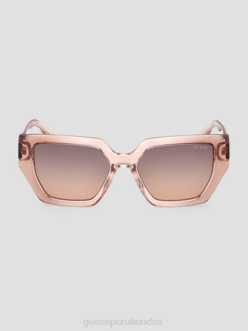 GUESS gafas de sol emilia geométricas de plástico mujer 0P8X3681 marrón accesorio