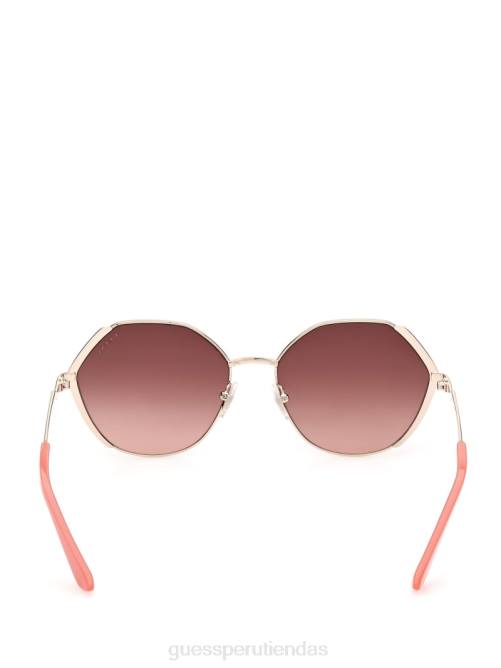 GUESS gafas de sol geométricas con patillas de colores mujer 0P8X3773 tortuga accesorio