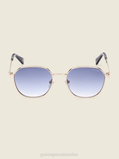 GUESS gafas de sol geométricas de metal mujer 0P8X3721 verde accesorio