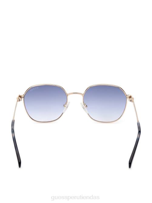 GUESS gafas de sol geométricas de metal mujer 0P8X3721 verde accesorio